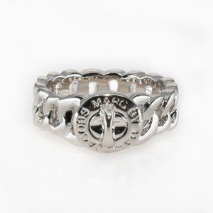 Marc by Marc Jacobs Argento Silver Turnlock Ring